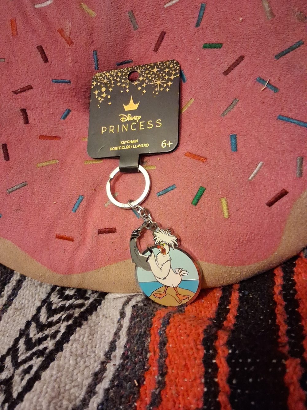 Loungefly Disney Little Mermaid Scuttle Enamel Keychain BAM Exclusive NWT